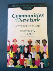 Cover of the Researching NY Conference Program