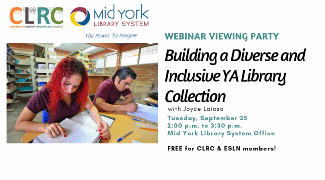 Webinar Viewing Party_ Building a Diverse and Inclusive YA Library Collection Building a Diverse Collection Information