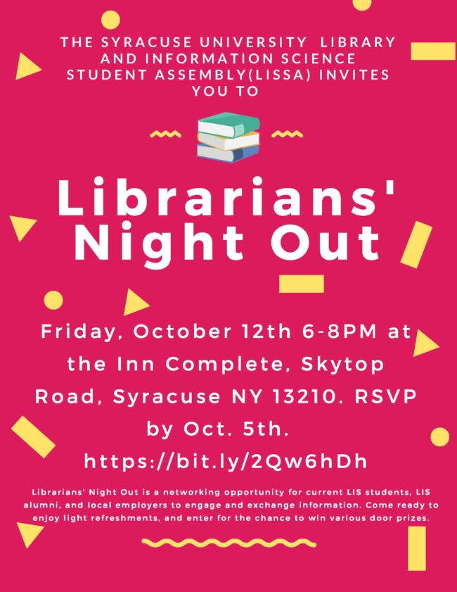 Librarians’ Night Out Librarians' Night Out Flyer