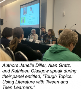 Panelists during a conference session.